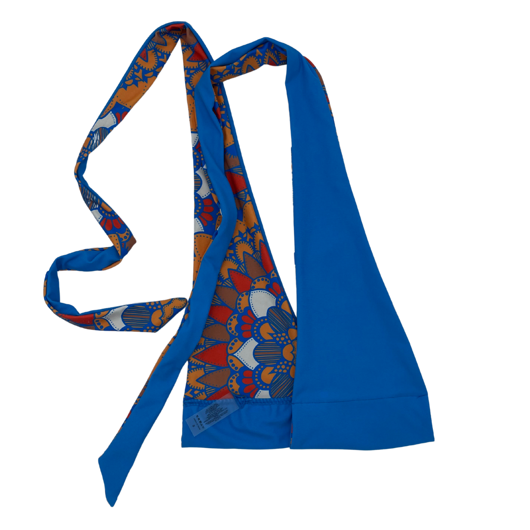 Tri Fit Bikini Tops Azure Retro support for large bust big boobs - Lemonkini
